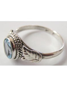 Bague aigue marine  gemme 2