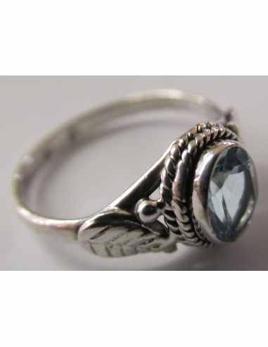 Bague aigue marine  gemme