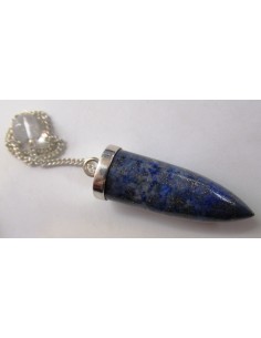 Pendule lapis lazuli montee en argent