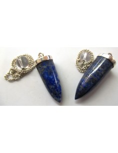 Pendule lapis lazuli montee en argent 2