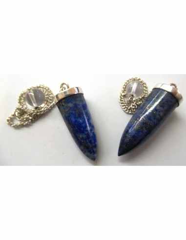 Pendule lapis lazuli montee en argent