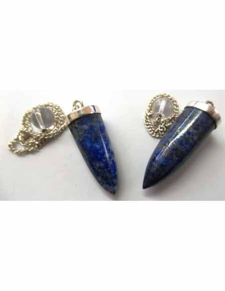 Pendule lapis lazuli montee en argent