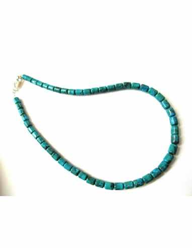 Collier turquoise, argent