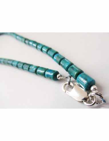 Collier turquoise, argent