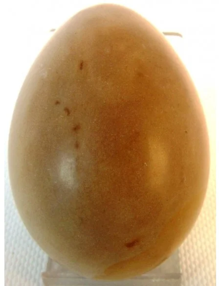 Oeuf en jaspe jaune