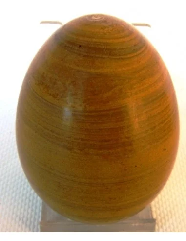 Oeuf en jaspe jaune