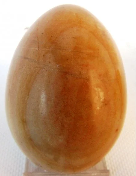 Oeuf en jaspe jaune