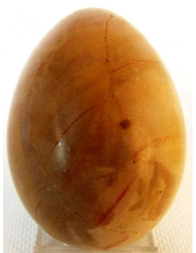 Oeuf en jaspe jaune