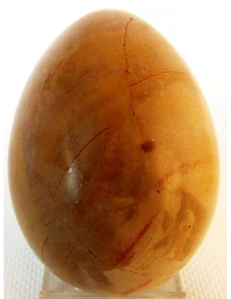 Oeuf en jaspe jaune