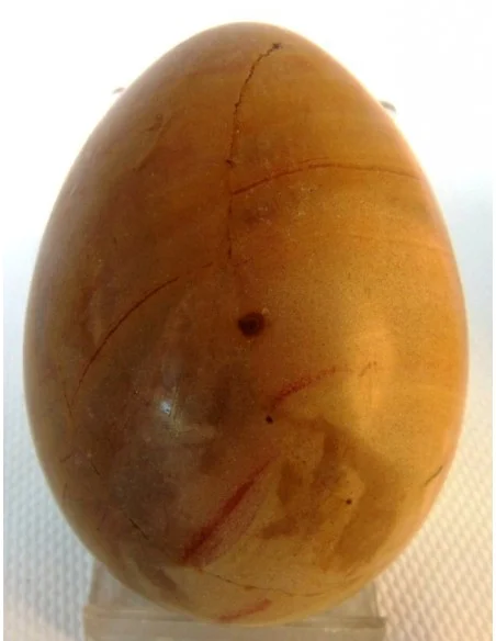 Oeuf en jaspe jaune