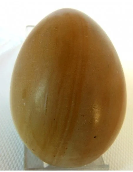 Oeuf en jaspe jaune