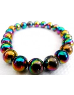 Aqua aura aux titanes 8mm bracelet