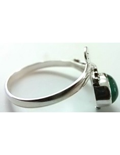 Bague reglable pierres montees en argent 2