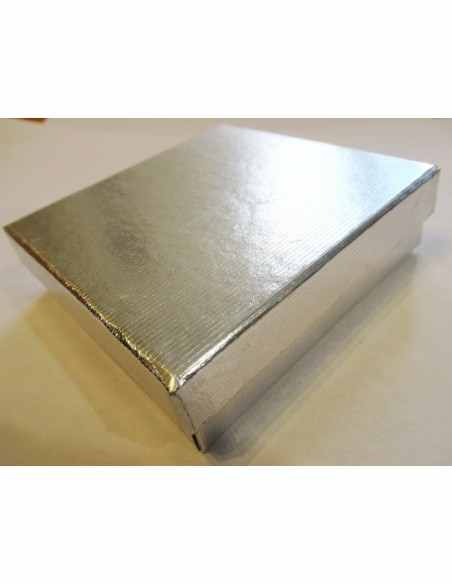 Boite argentee 6,7x5cm