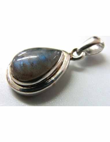 Labradorite monte en argent