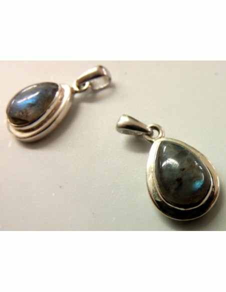 Labradorite monte en argent