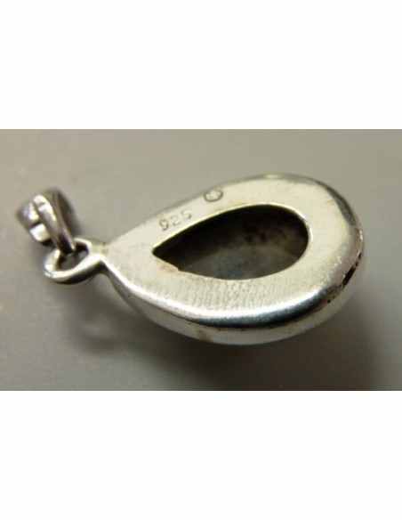 Labradorite monte en argent