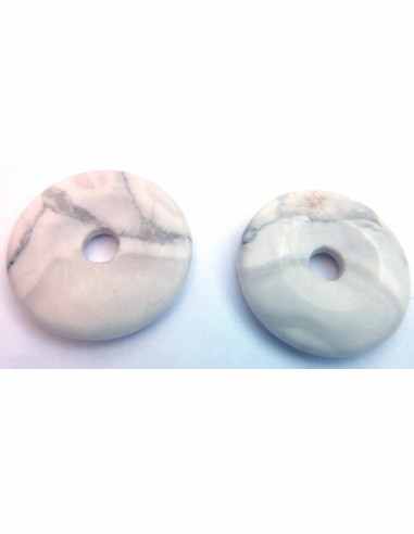 Magnesite P.I. chinois en pierre 30mm. Donuts