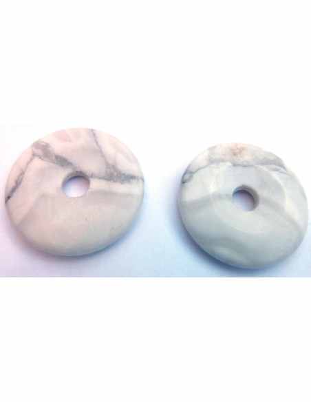 Magnesite P.I. chinois en pierre 30mm. Donuts