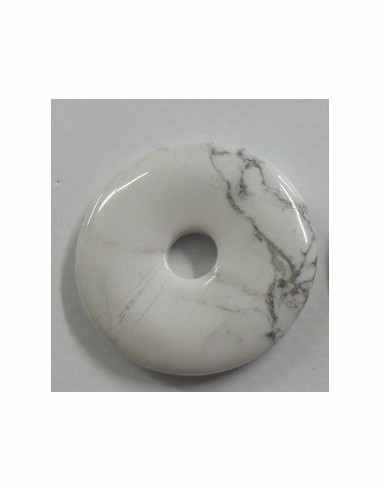 Howlite donuts 30 mm