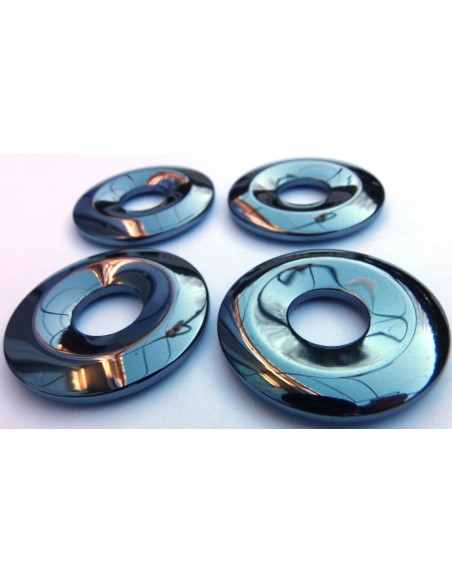 Hematite 40mm donuts