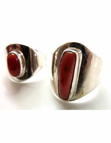 Corail rouge bague