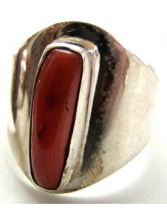 Corail rouge bague