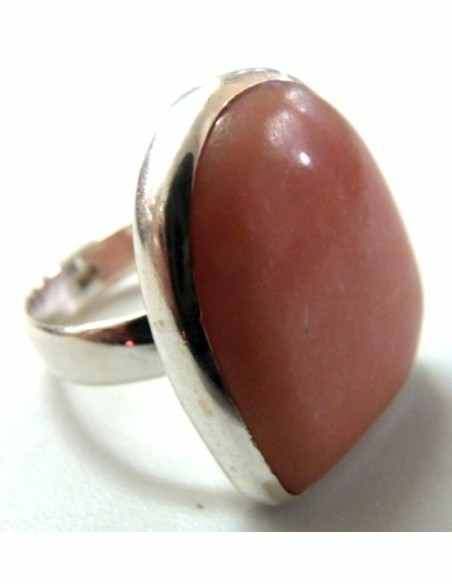 Bague Opale rose reglable Bague Opale rose reglable