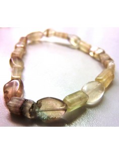 Fluorite jaune en bracelet 2