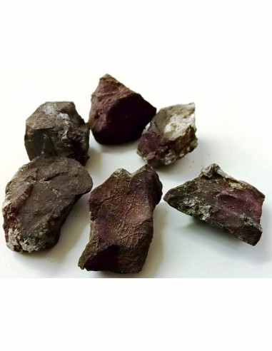 Purpurite mineral, purpurite brute