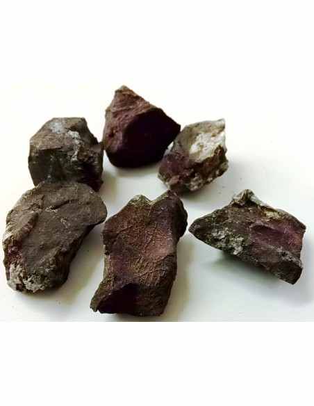 Purpurite mineral, purpurite brute