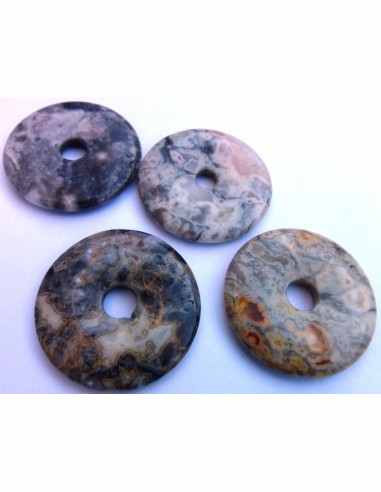 Agate crazy lace donuts 40mm