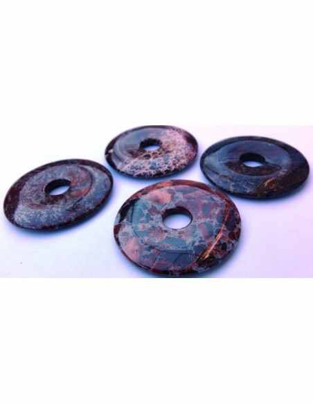 Jaspe rouge donuts 40mm Jaspe rouge donuts 40mm