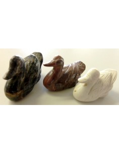 Canard en bois fossilise 2
