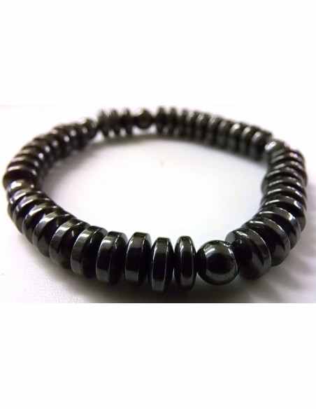 Bracelet hematite boutons