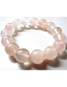 Quartz rose bracelet 12mm 2