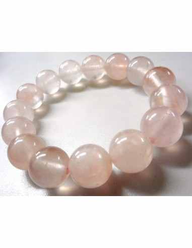 Quartz rose bracelet 12mm