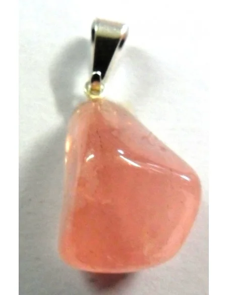 Pendentif en quartz rose