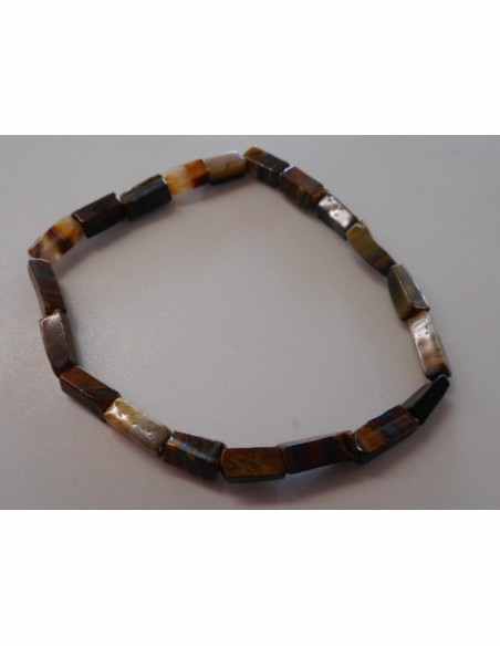 Oeil de tigre bracelet homme 22cm Oeil de tigre bracelet homme 22cm