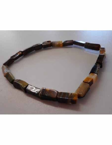 Oeil de tigre bracelet homme 22cm Oeil de tigre bracelet homme 22cm