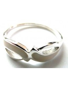 Bague nacre argent 2