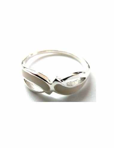 Bague nacre argent