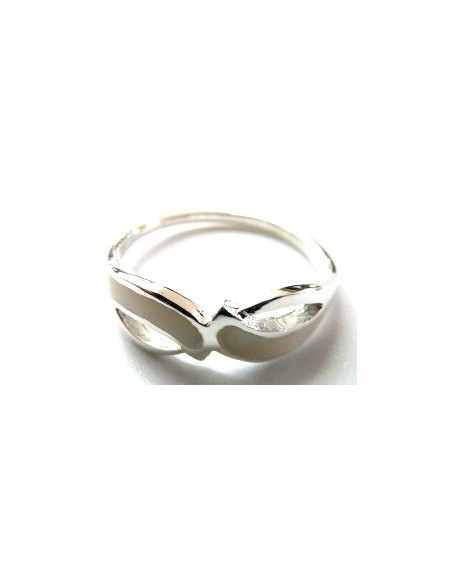 Bague nacre argent Bague nacre argent