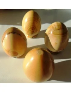 Jaspe jaune en oeuf 5cm 2