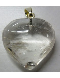Pendentif en coeur de cristal 2
