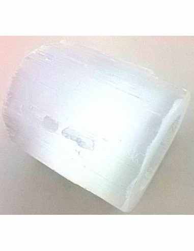 Bol creux  selenite blanche