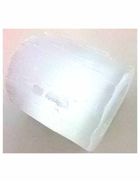 Bol creux  selenite blanche