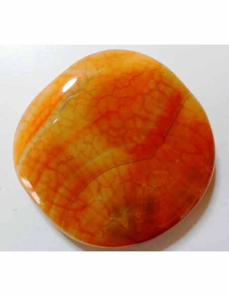 Agate de feu galet Agate de feu galet
