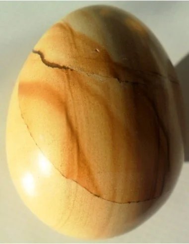 Jaspe jaune en oeuf 5cm