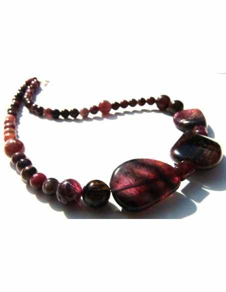 Collier rubelite magnifique